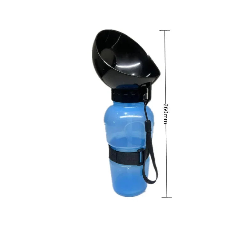 Botella 2 en 1 de agua y comida para mascotas