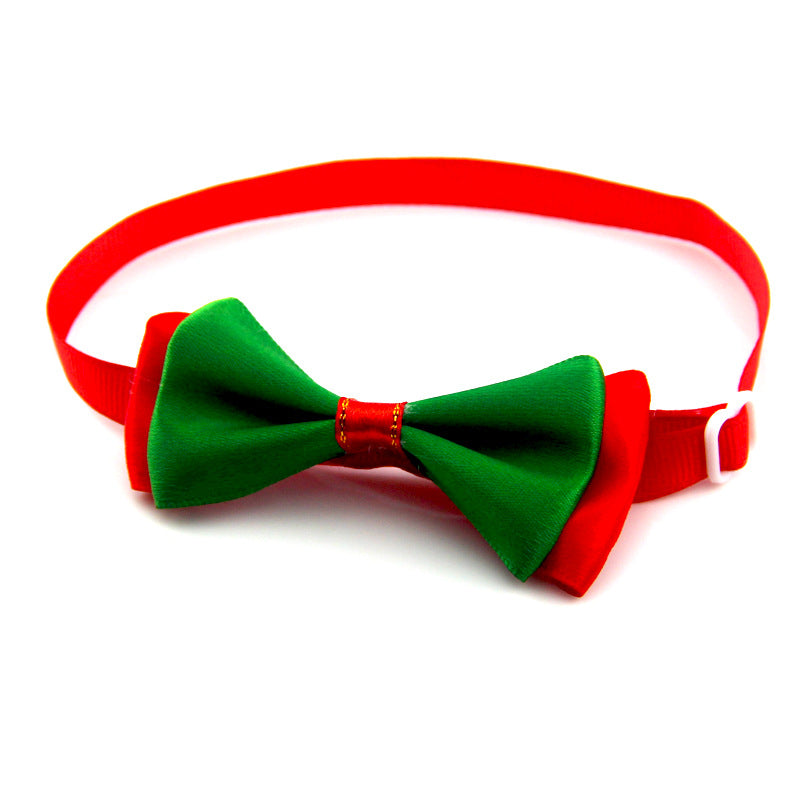 Lazo decorativo de lunares para collar de mascota