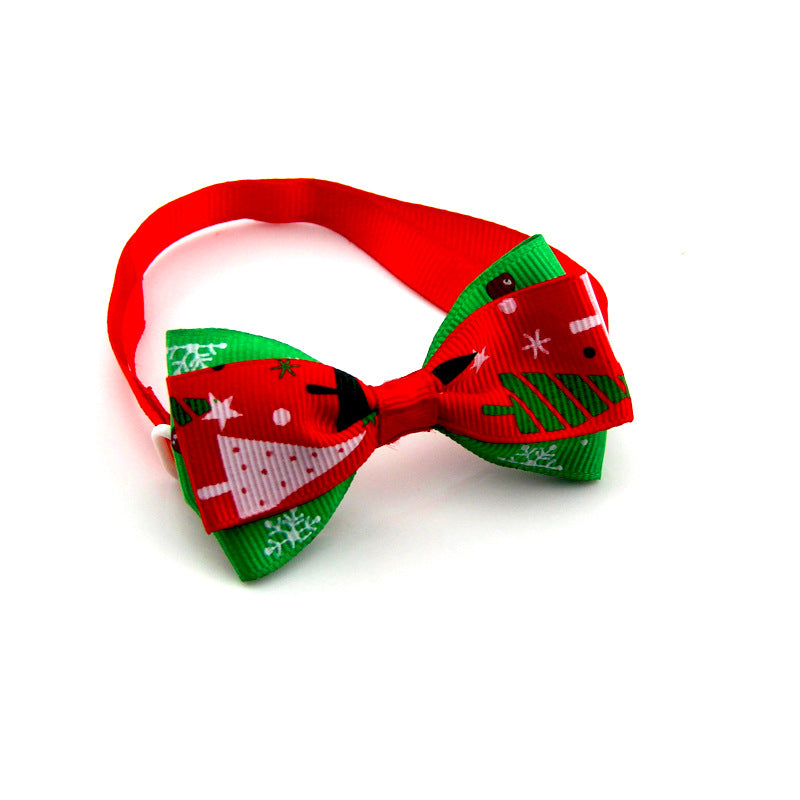 Lazo decorativo de lunares para collar de mascota