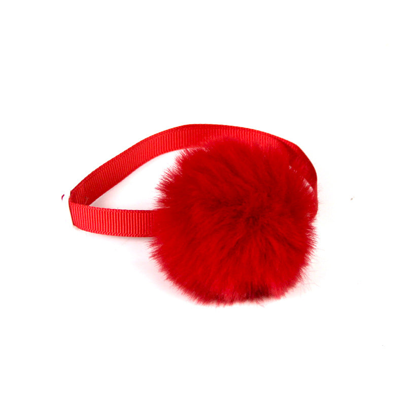 Lazo decorativo de lunares para collar de mascota