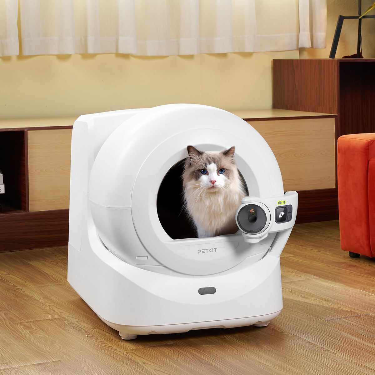 PETKIT Purobot Ultra · Arenero automático con cámara IA y sellado de bolsa, foto 2 de 5