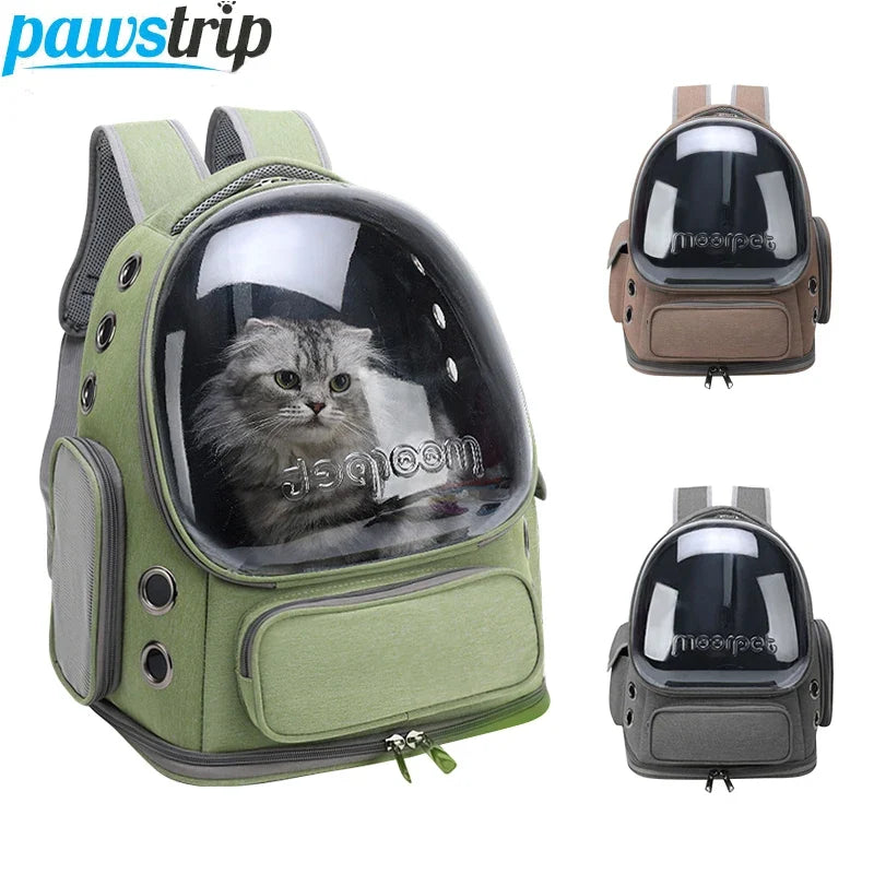 Mochila transportín transpirable para gatos y perros pequeños