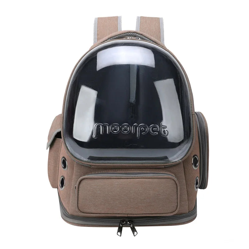 Mochila transportín transpirable para gatos y perros pequeños