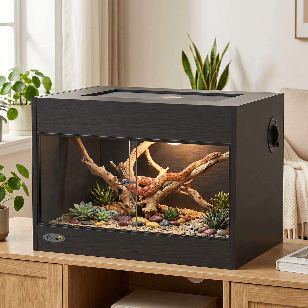 Terrario de madera OSB