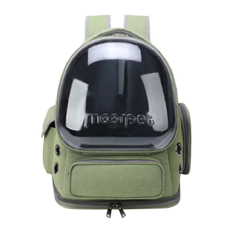 Mochila transportín transpirable para gatos y perros pequeños