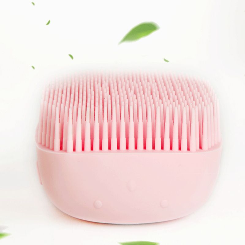 Cepillo de baño de silicona con dispensador de champú