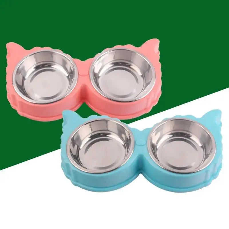 Comedero doble para perros de comida y agua