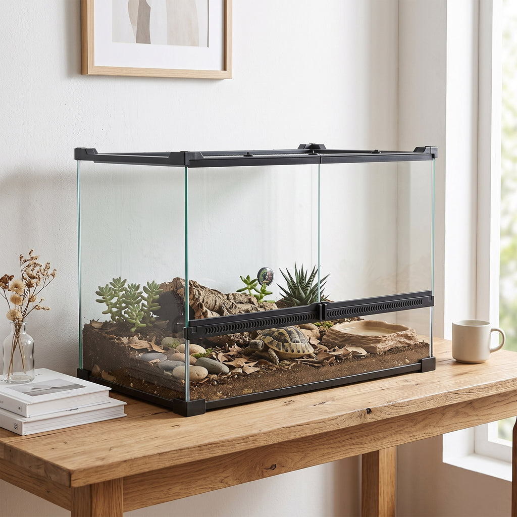 Terrario de cristal de 48 L