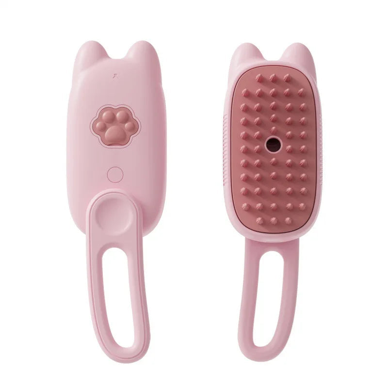 Cepillo eléctrico de vapor 3 en 1 para perros y gatos