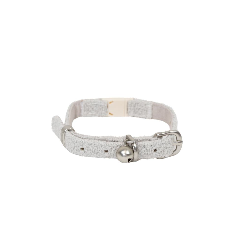 Collar de bouclé Lilly + Dash para gatos – Gris nube