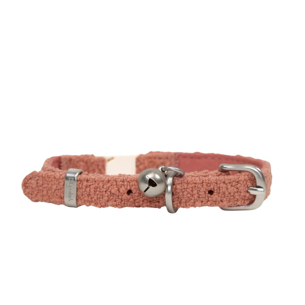 Collar de bouclé Lilly + Dash para gatos – Terracota