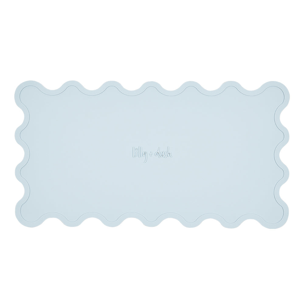 Mantel individual Wave de silicona para mascotas – Sky