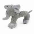 Peluches con silbato para perros: elefante, mono y caniche