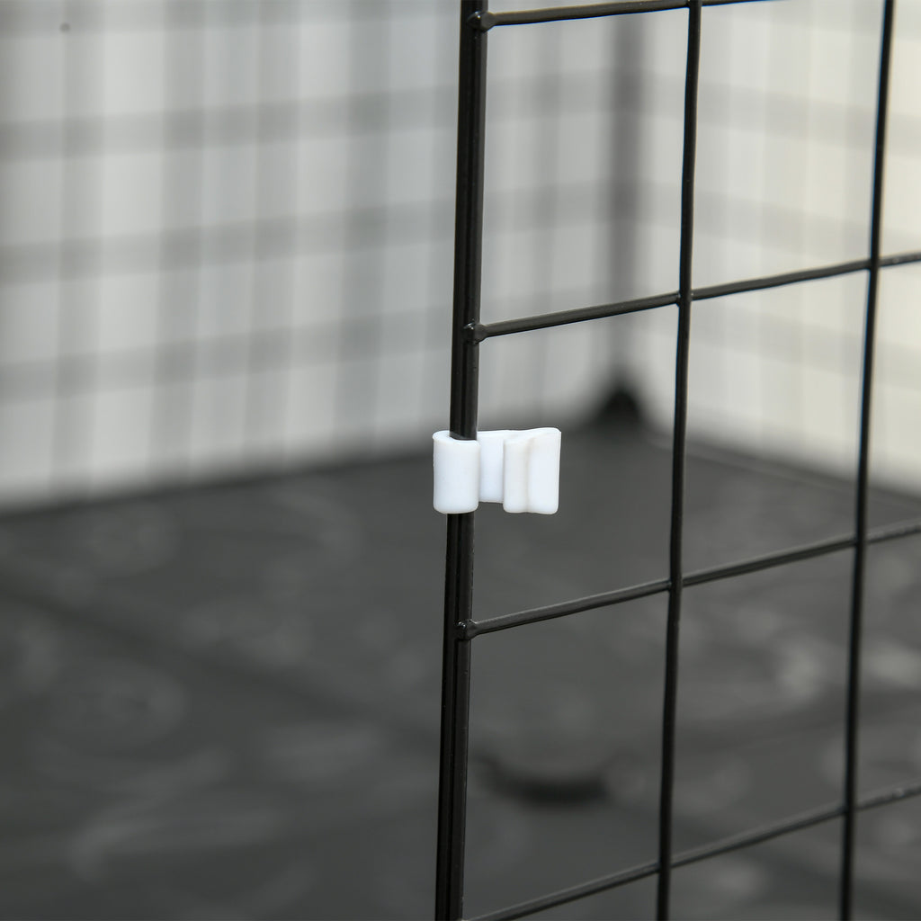 Parque modular de 2 niveles para pequeños animales, 175 cm