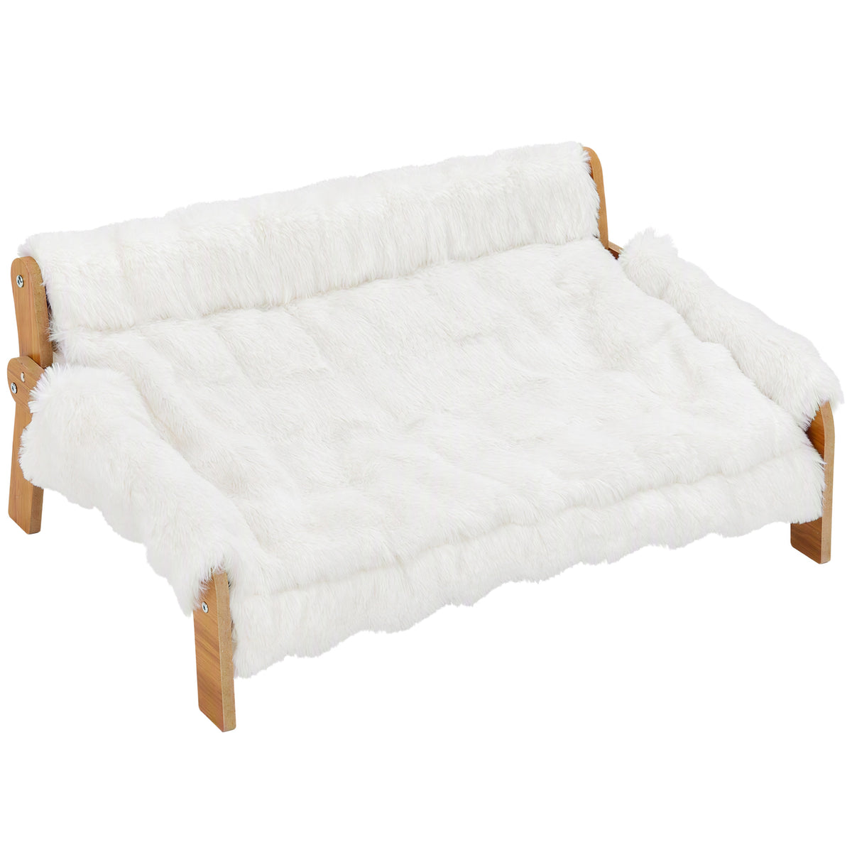 Cama elevada tipo sofá para perros y gatos pequeños