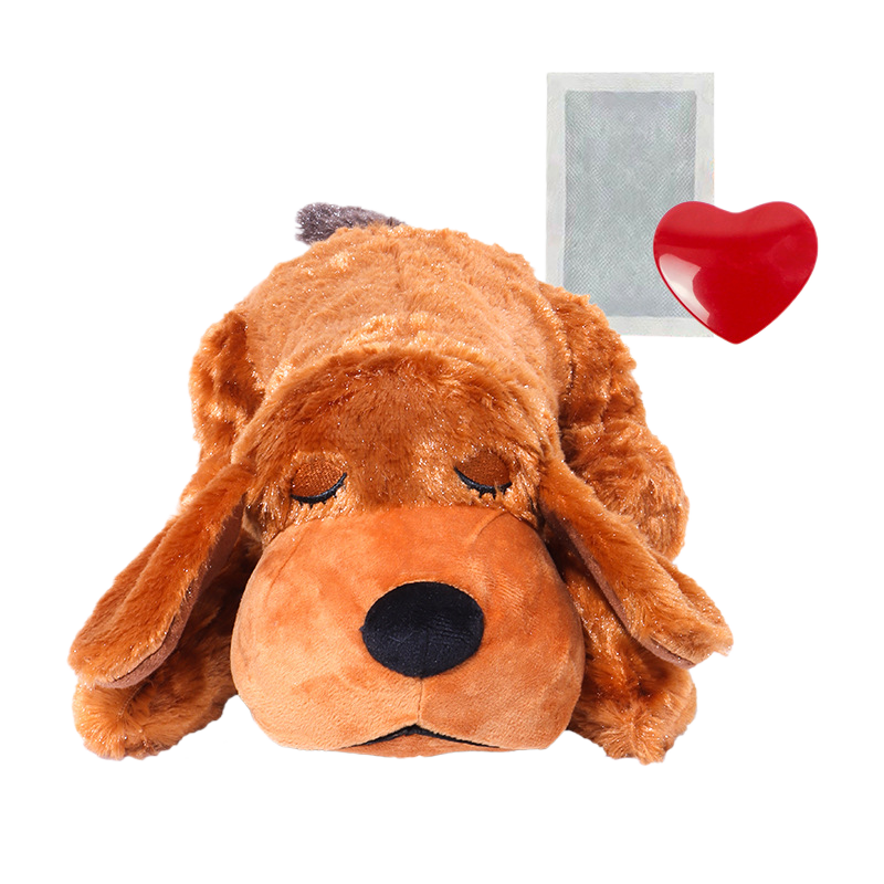 Juguete relajante para perros con simulador de latidos