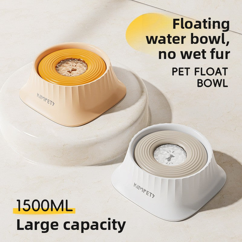 Bebedero flotante antisalpicaduras para perros