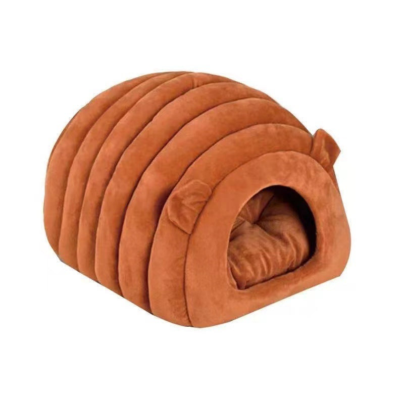 Cama cueva para perros y gatos