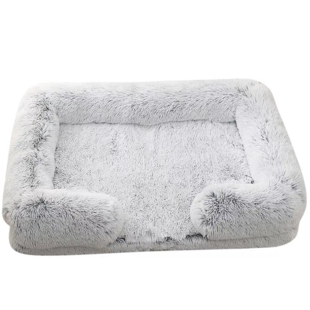 Cama nido de felpa para perros y gatos