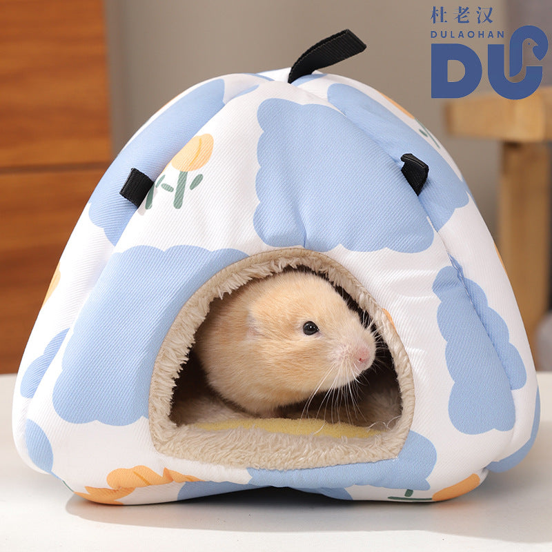 Nido ventilado para hámster y mascotas pequeñas
