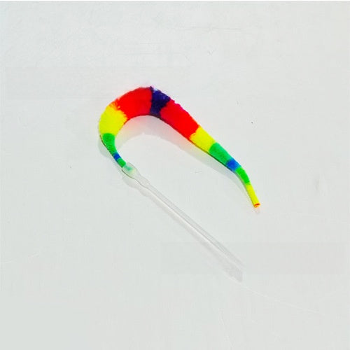 Collar láser interactivo para gatos con juguete de plumas