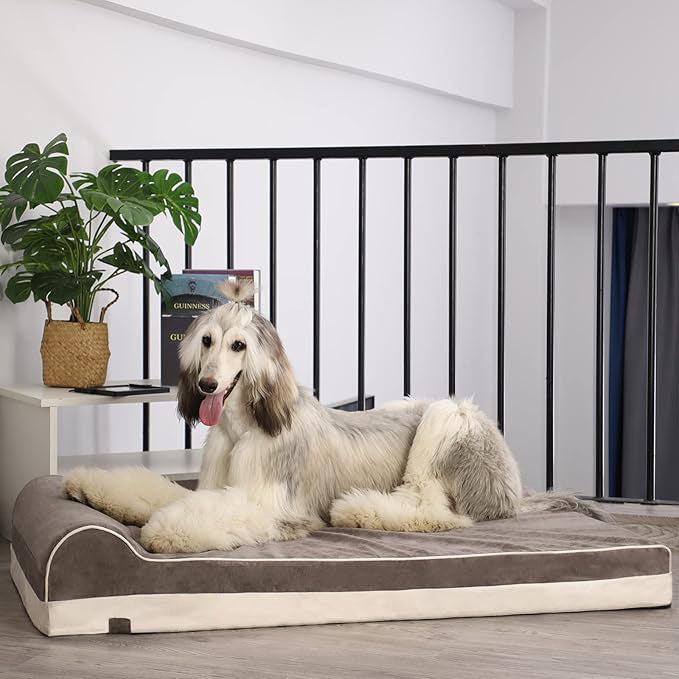 Cama ortopédica para perros con espuma viscoelástica