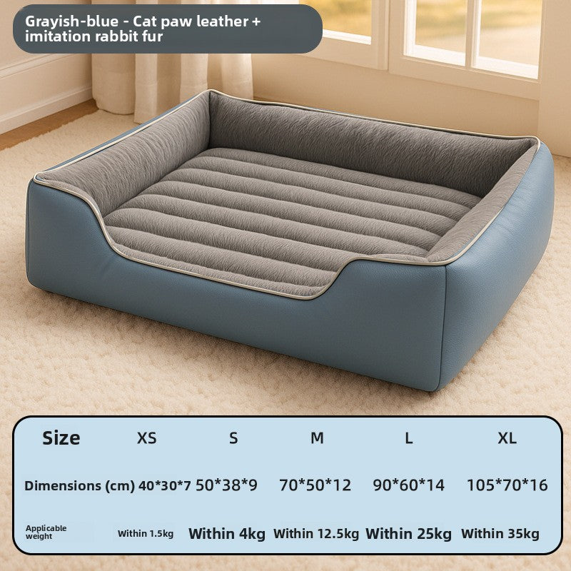 Cama impermeable y desenfundable para perros