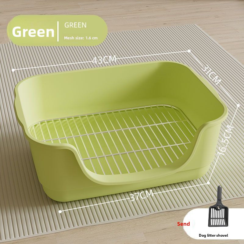 Baño higiénico para perros fácil de limpiar