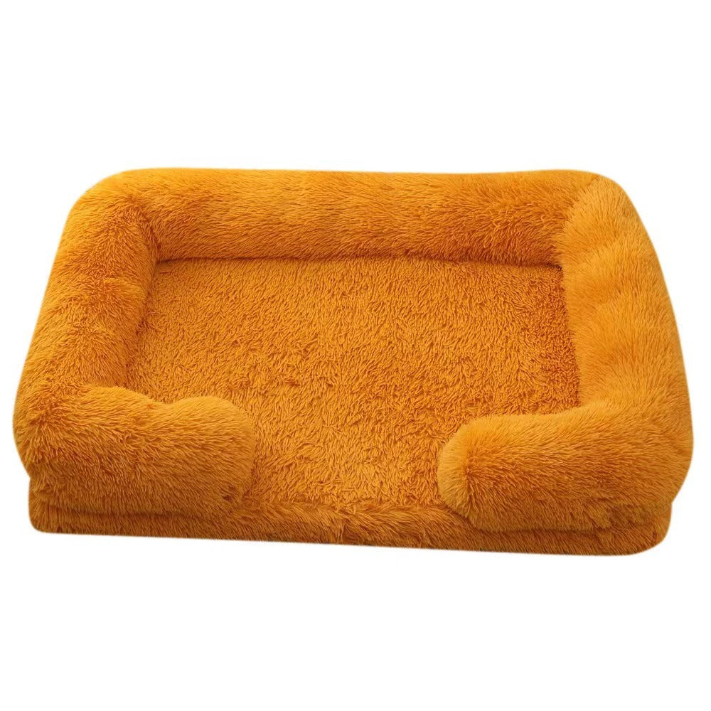 Cama nido de felpa para perros y gatos
