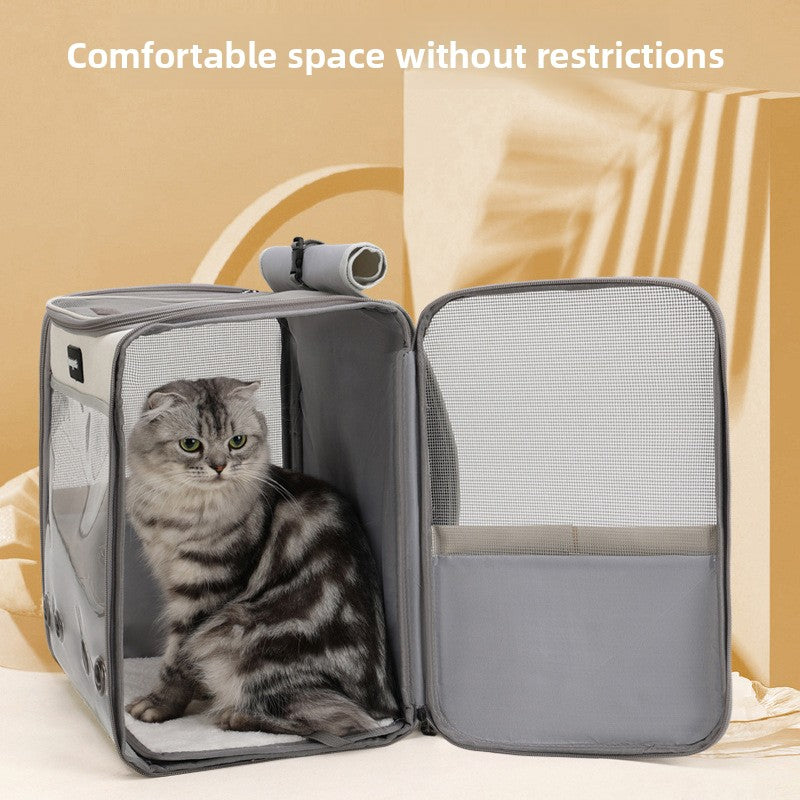 Mochila de transporte para gatos y perros pequeños