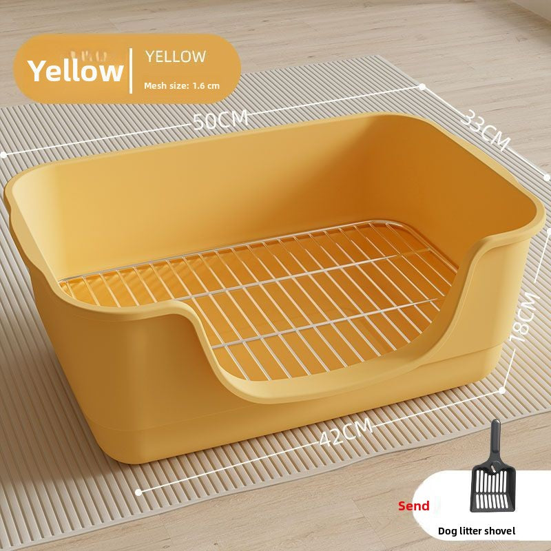Baño higiénico para perros fácil de limpiar