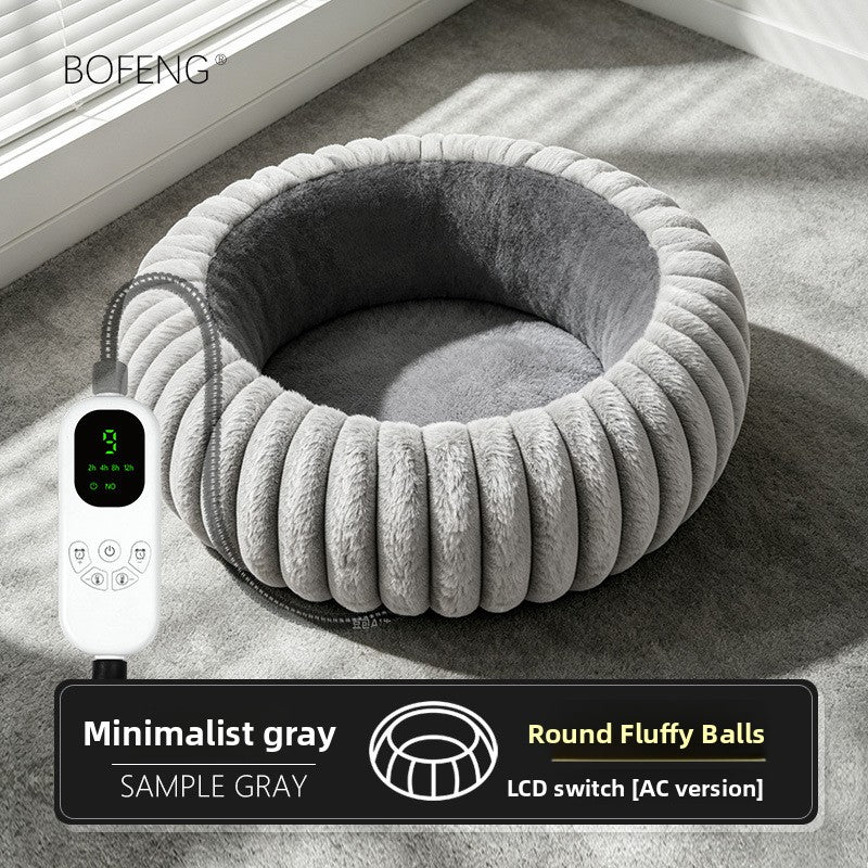 Cama térmica con calentador USB para perros y gatos