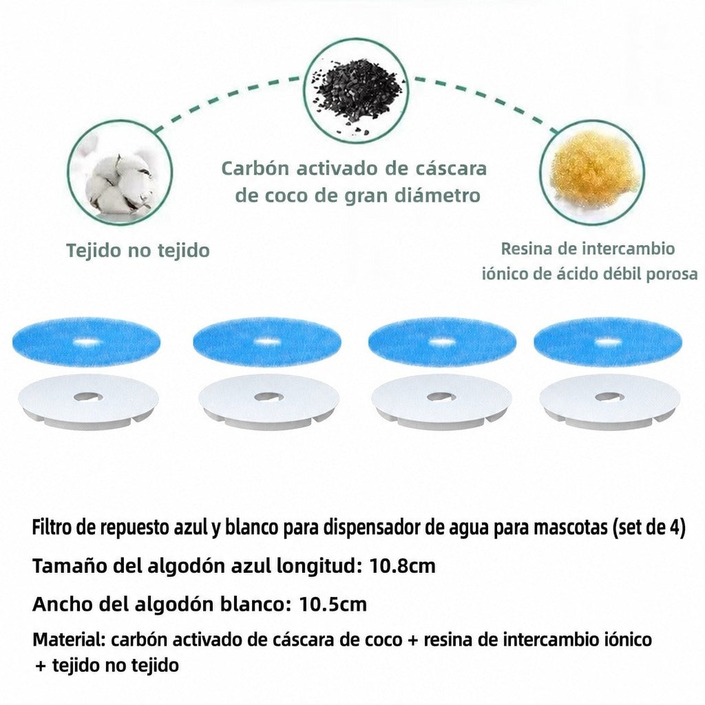 Fuente de agua automática de acero inoxidable para mascotas – vista 5