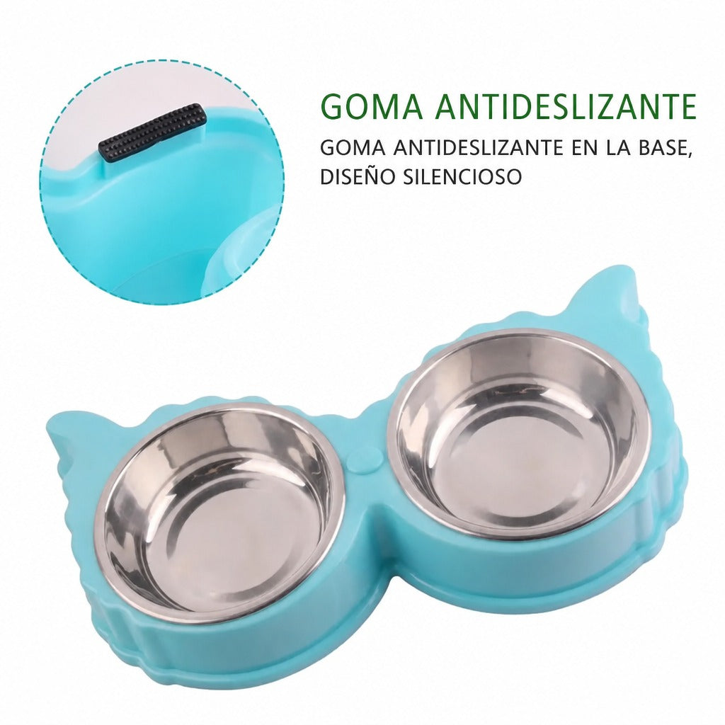 Comedero doble para perros de comida y agua – vista 2