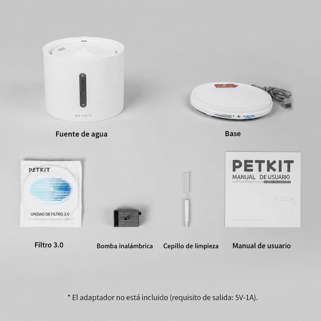 PETKIT EverSweet Solo 2 · Fuente de agua de 2 L con app y bomba inalámbrica – vista 2