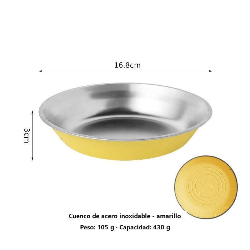 Cuenco antideslizante de acero inoxidable para perros y gatos – vista 9