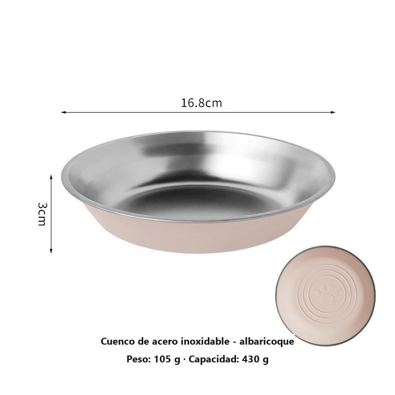 Cuenco antideslizante de acero inoxidable para perros y gatos – vista 7