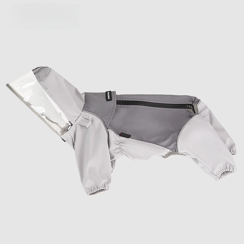 Chubasquero impermeable de cuatro patas para perros