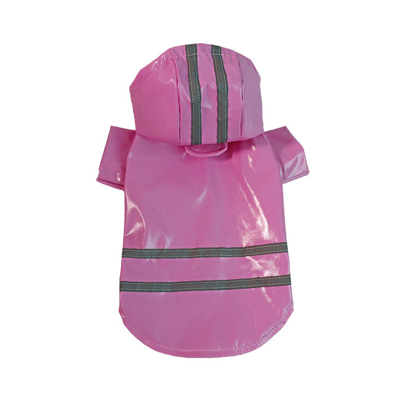 Chubasquero reflectante impermeable para perros