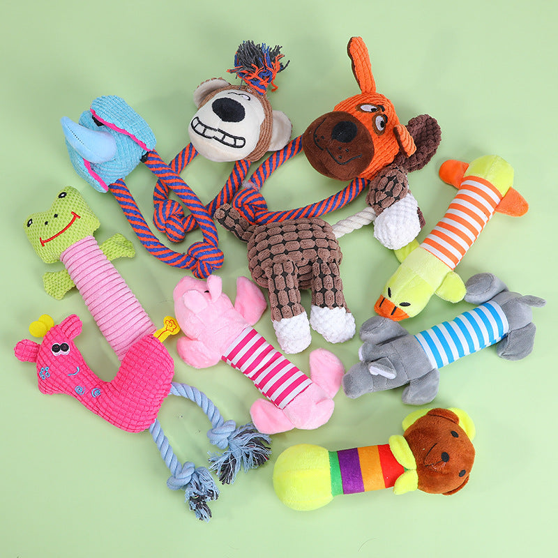 Juguete de peluche resistente para perros y gatos