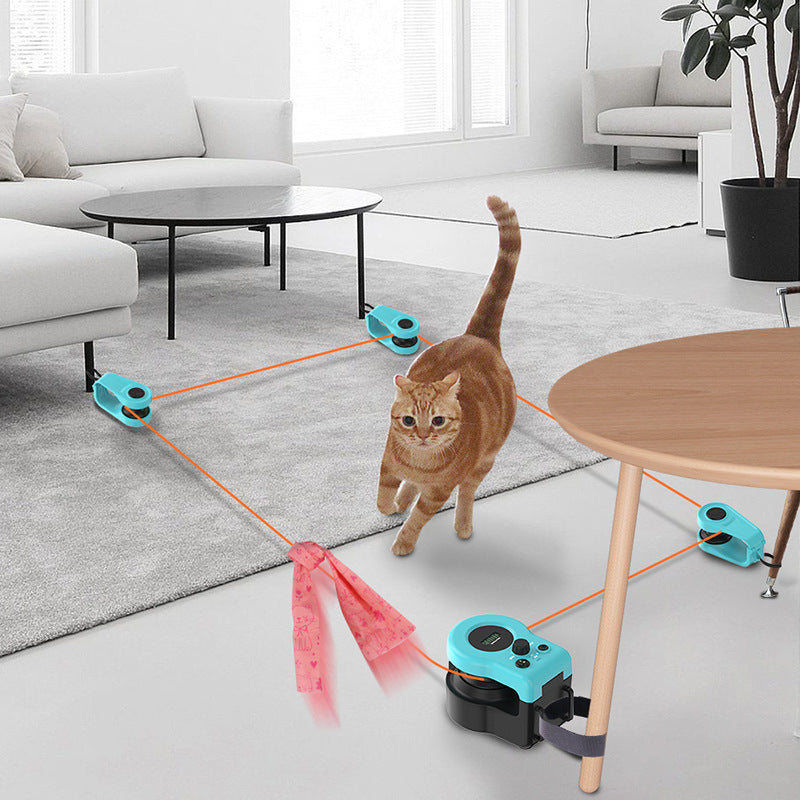 Juguete interactivo automático para gatos con mando