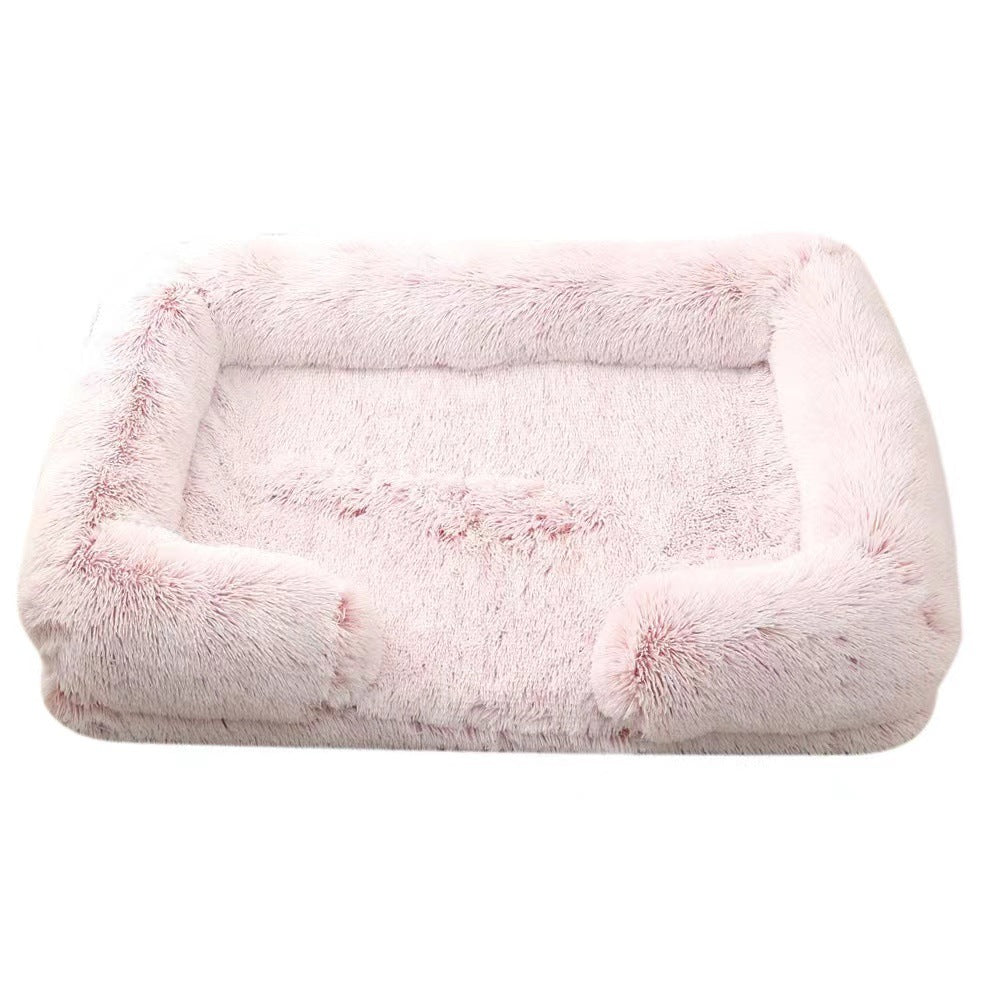 Cama nido de felpa para perros y gatos