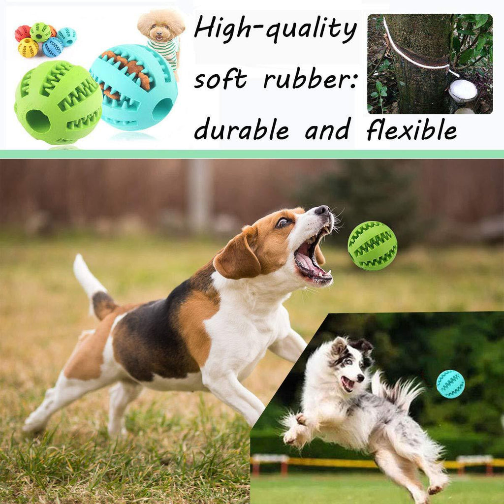 Pelota mordedora de goma interactiva para perros