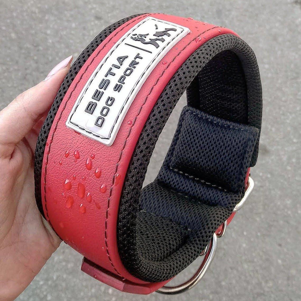 Collar Bestia Dog Sport rojo para perros, foto 3 de 5