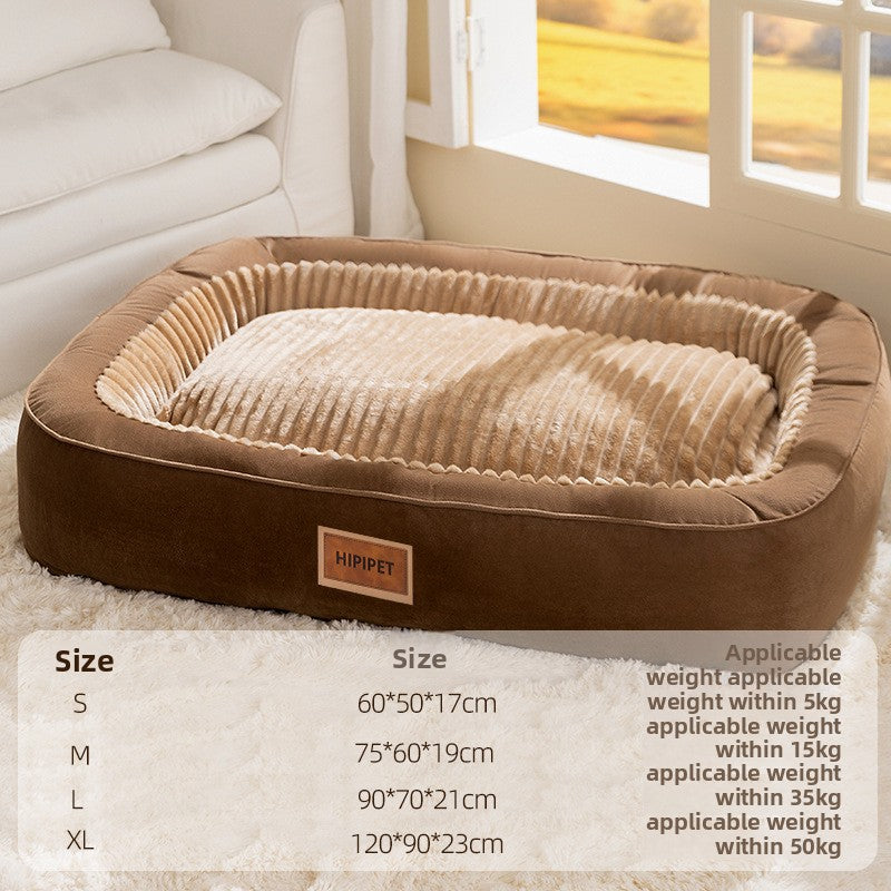 Cama semiencerrada cálida para perros y gatos