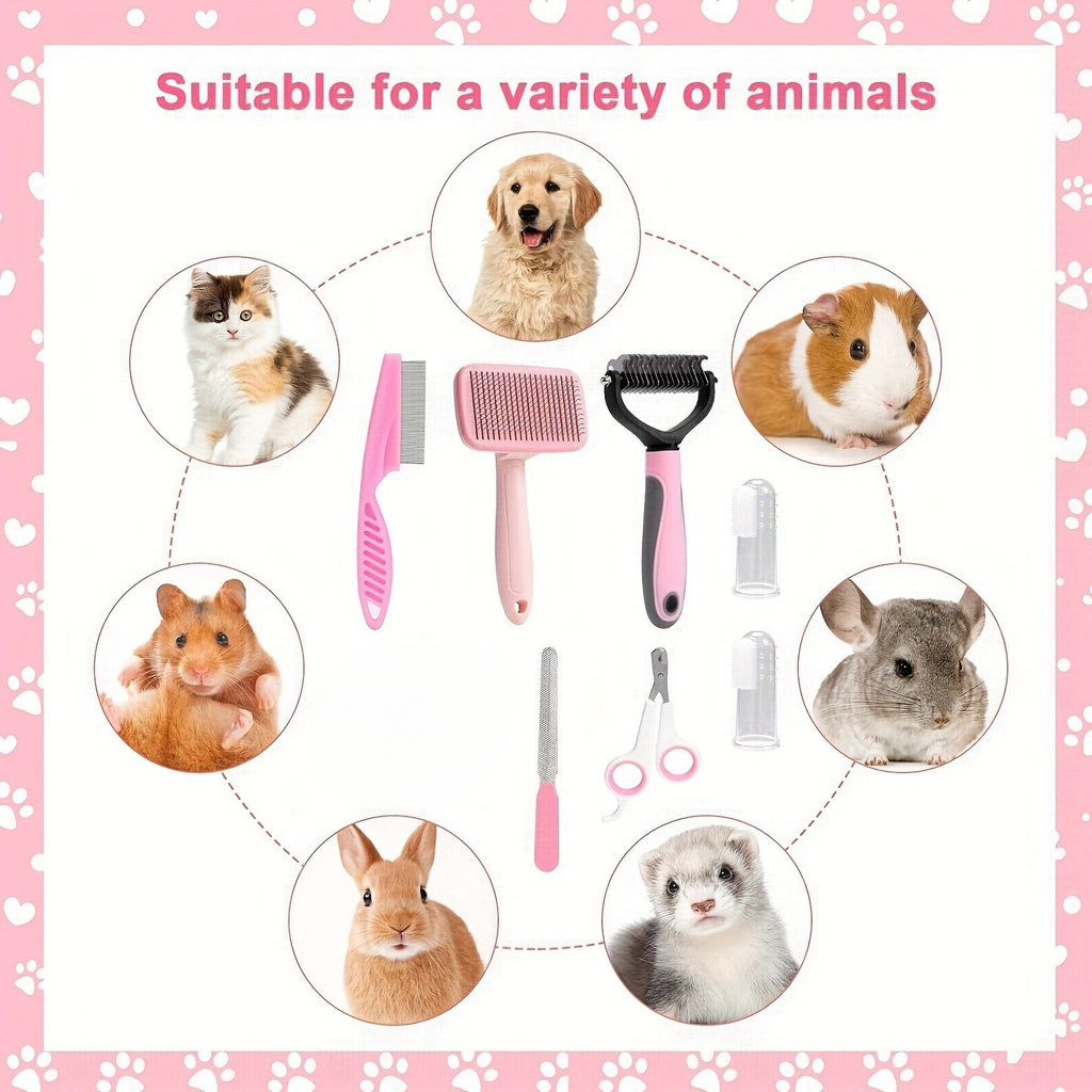 Kit de aseo para perros de 8 piezas