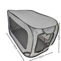 Transportín plegable y transpirable para perros pequeños