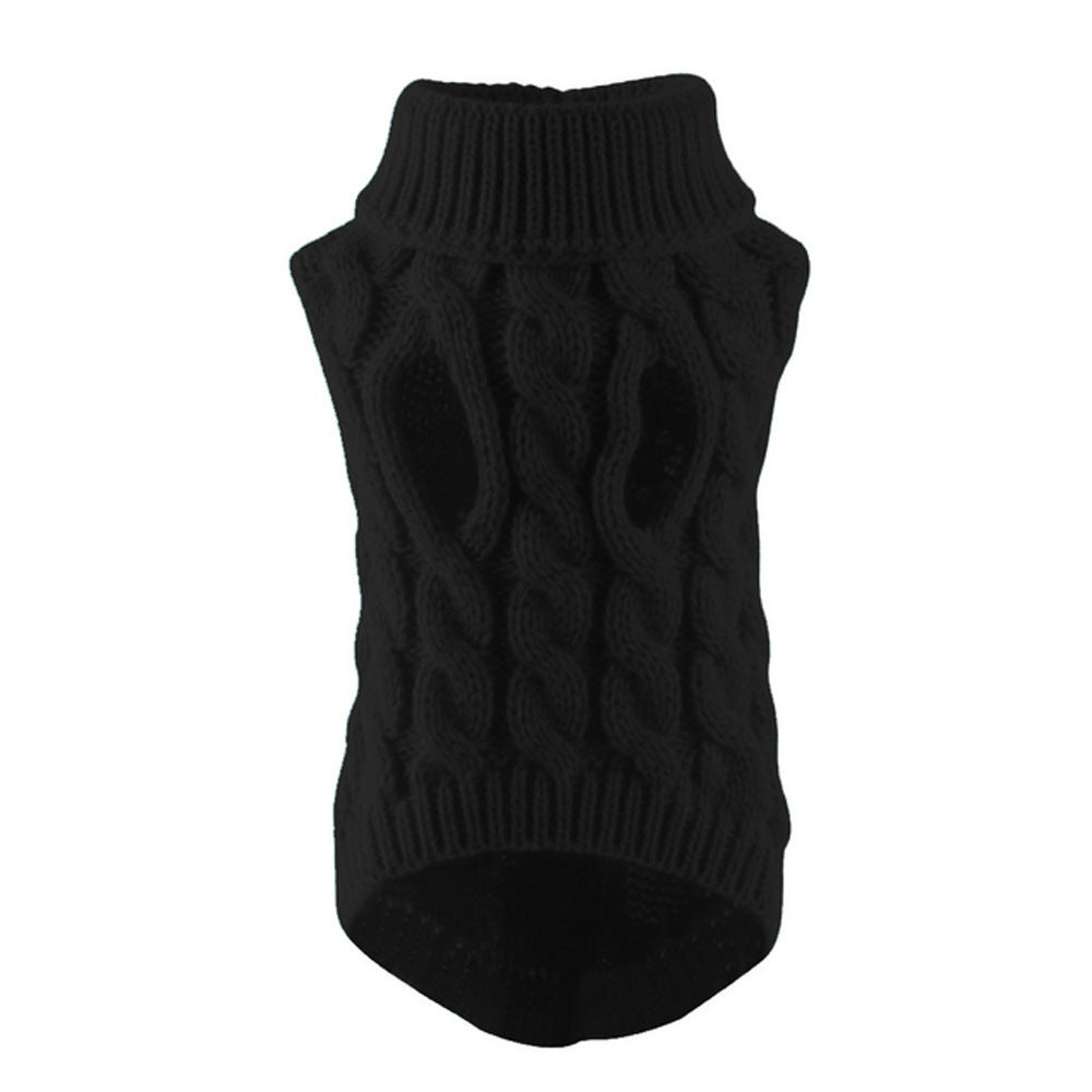 Jersey de punto trenzado para perros