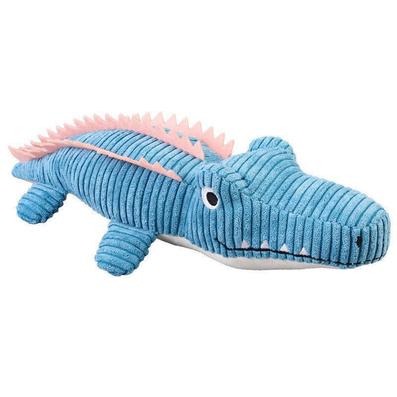 Juguete de cocodrilo con sonido para perros y gatos