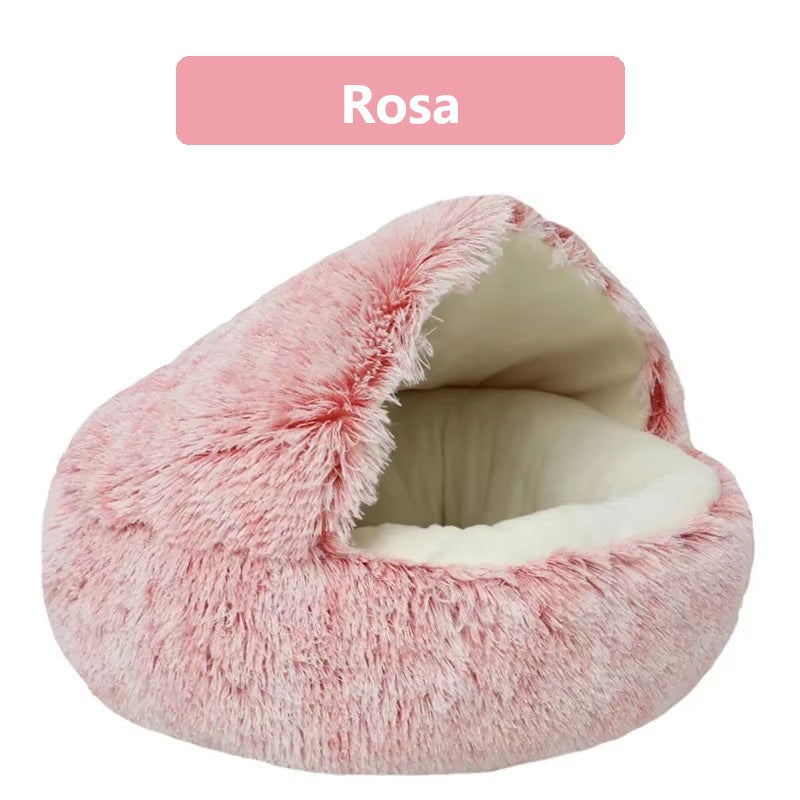 Cama mullida 2 en 1 para perros pequeños y gatos – vista 2